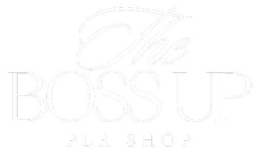 The BossUp PLR Shop logo
