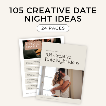 Creative Date Night Ideas (PLR)