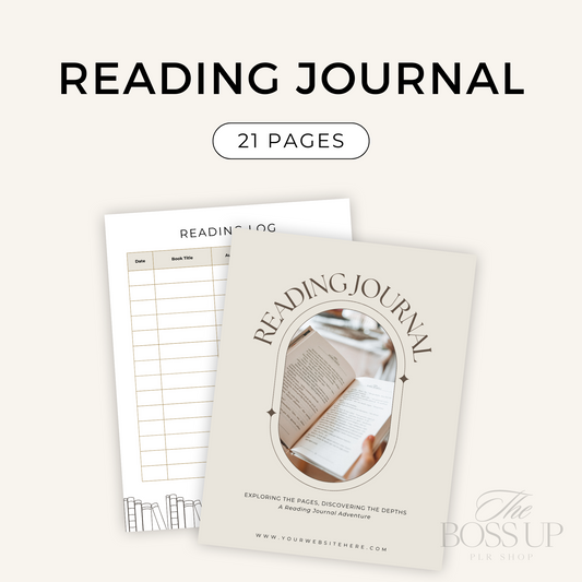 The Ultimate Reading Journal (PLR)