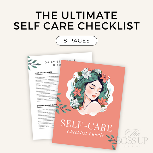 The Ultimate Self-Care Checklist (PLR)