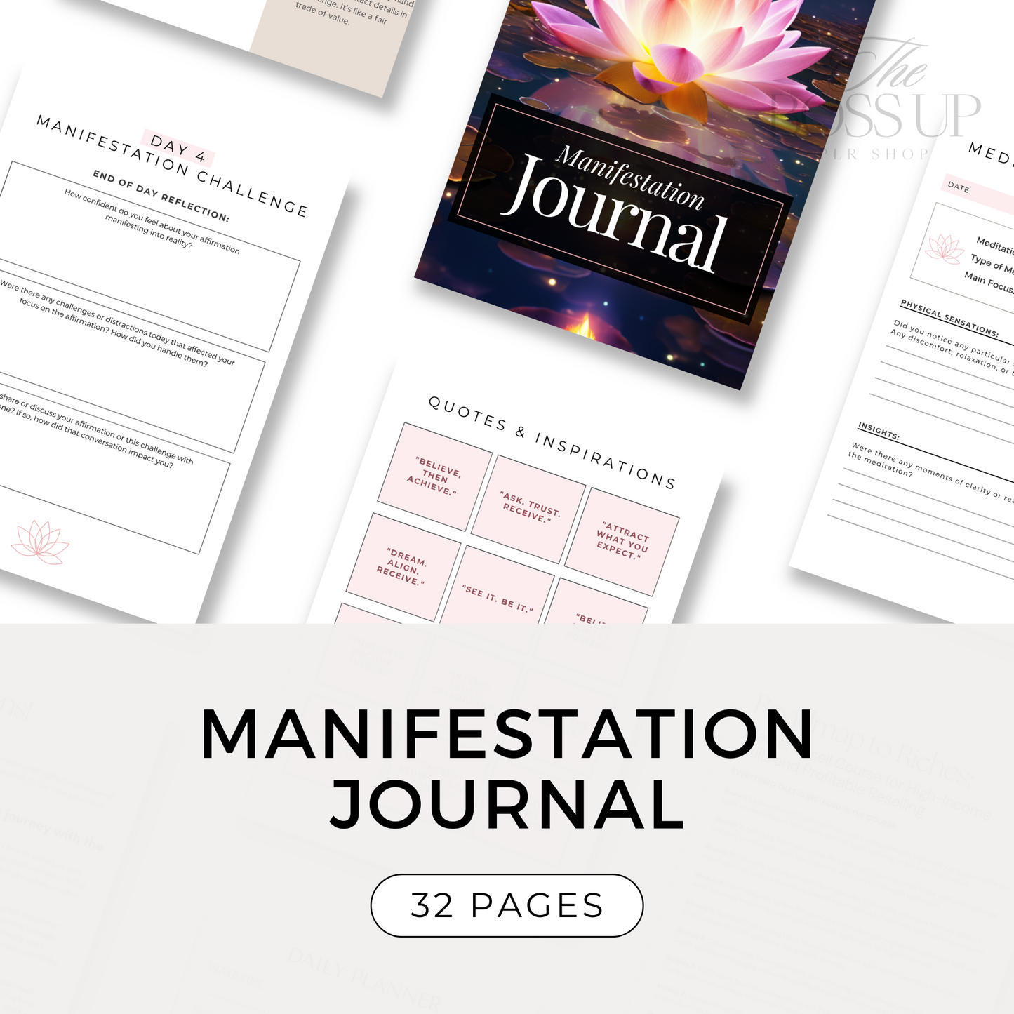 The Manifestation Journal (PLR) – The BossUp PLR Shop