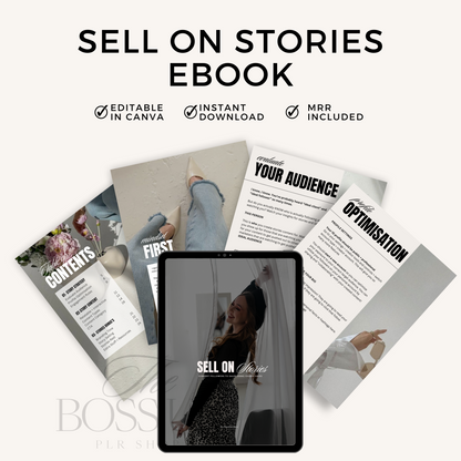 Sell On Stories Ebook (MRR)