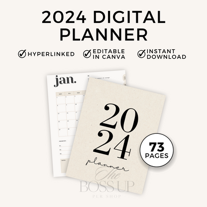 2024 Digital Planner (PLR)