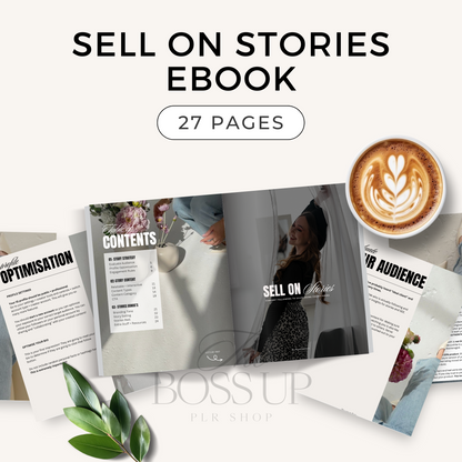 Sell On Stories Ebook (MRR)