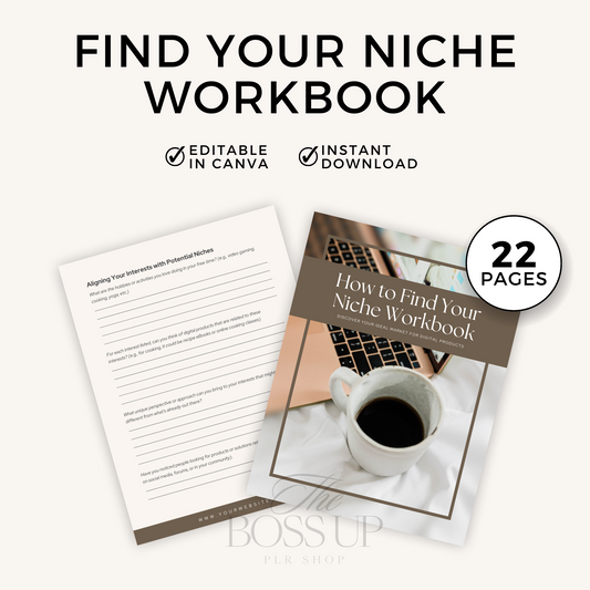 Find Your Niche Workbook with (PLR)