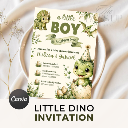 Hatching Soon Baby Shower Invitation PLR