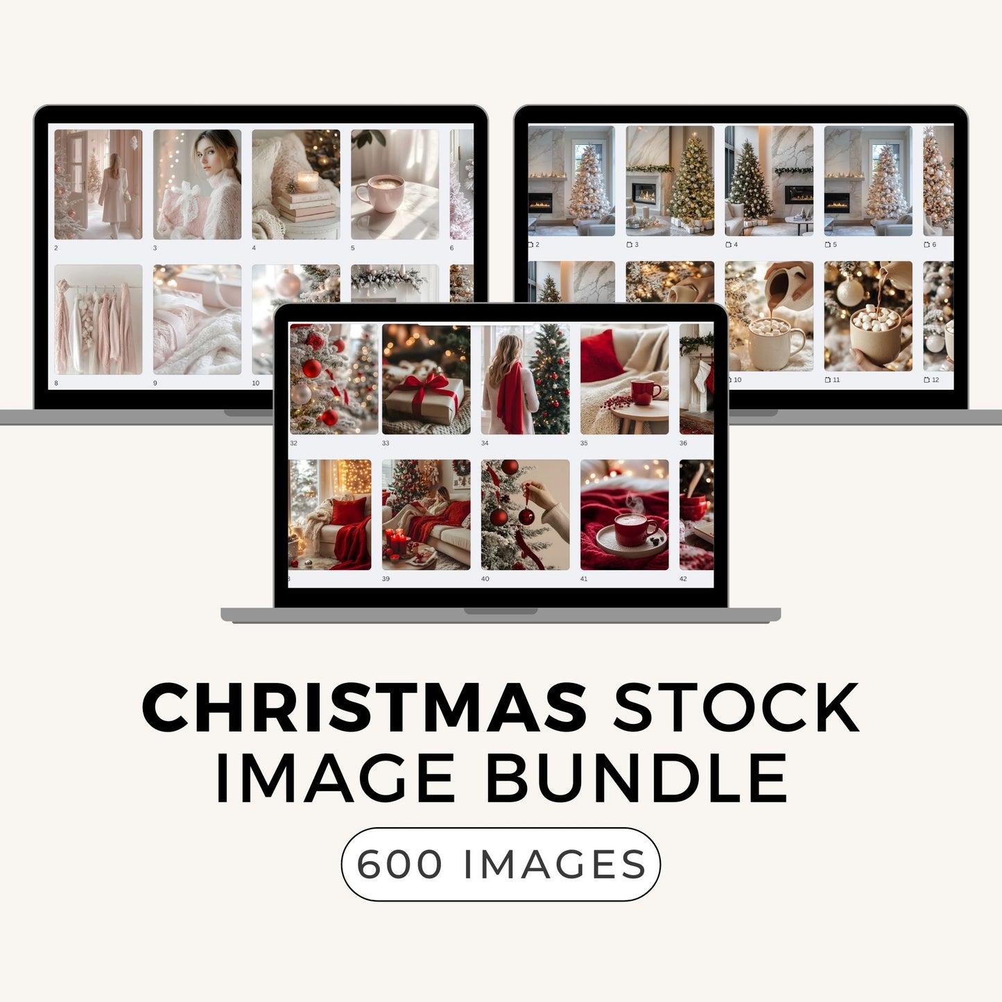 Christmas Stock Image Bundle (600+ Images with Master Resale Rights)