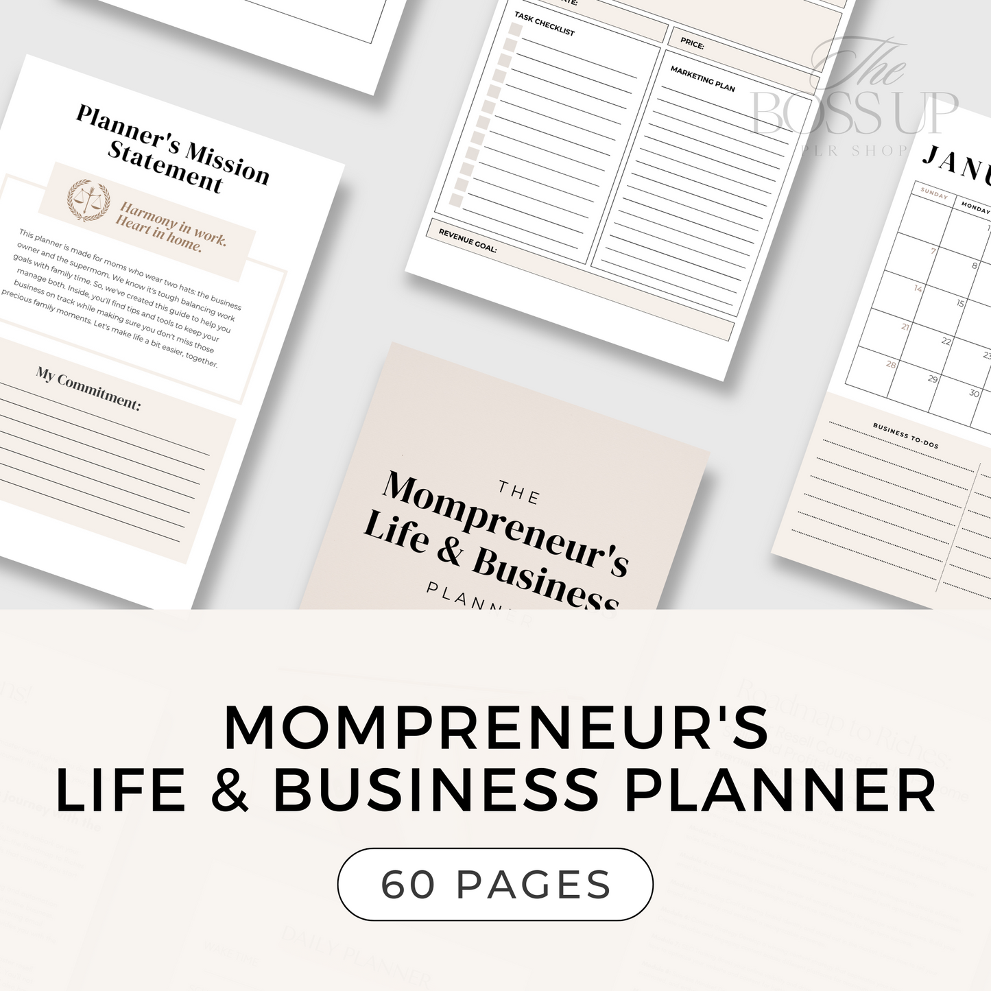 The Mompreneur's Life & Business Planner (PLR)