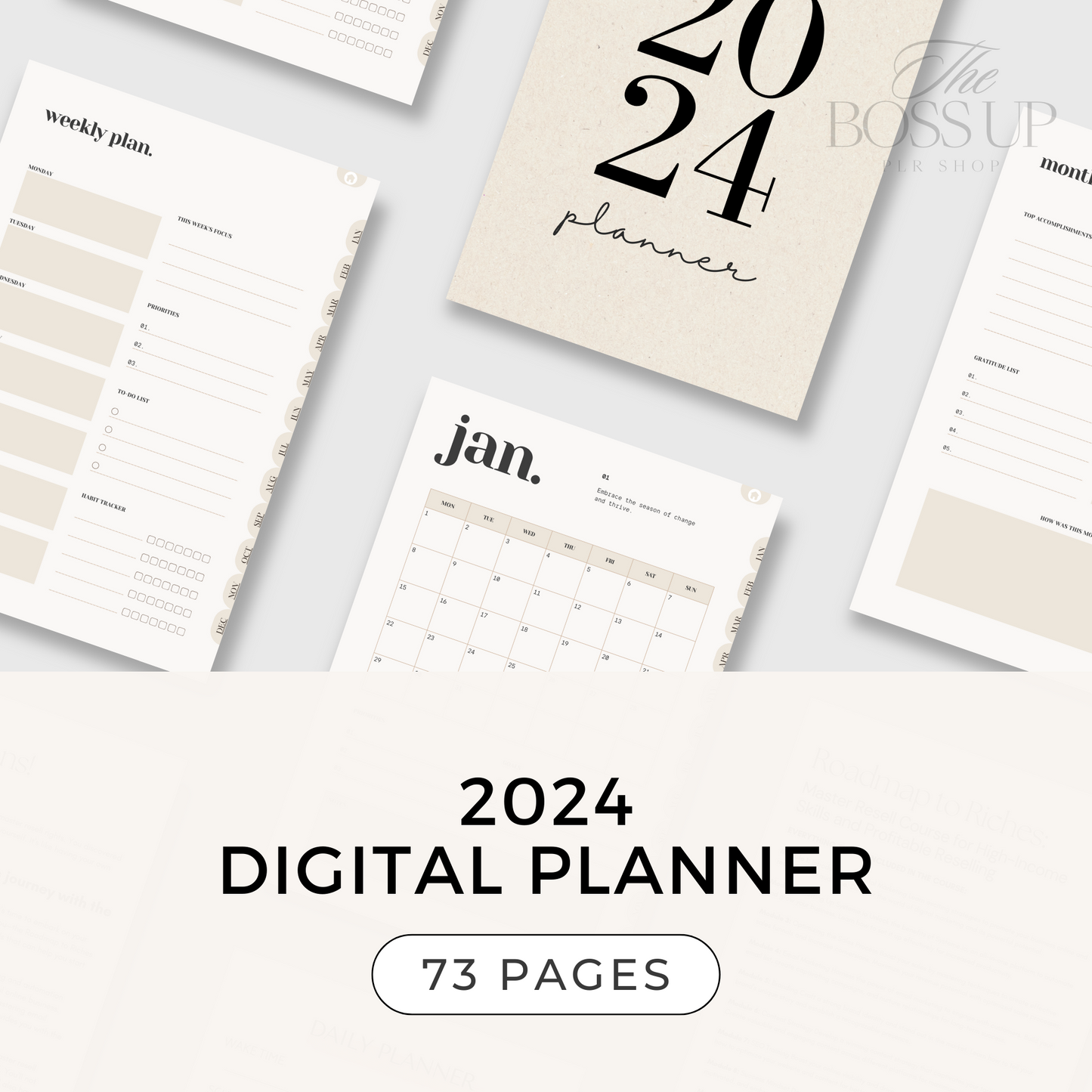 2024 Digital Planner (PLR)