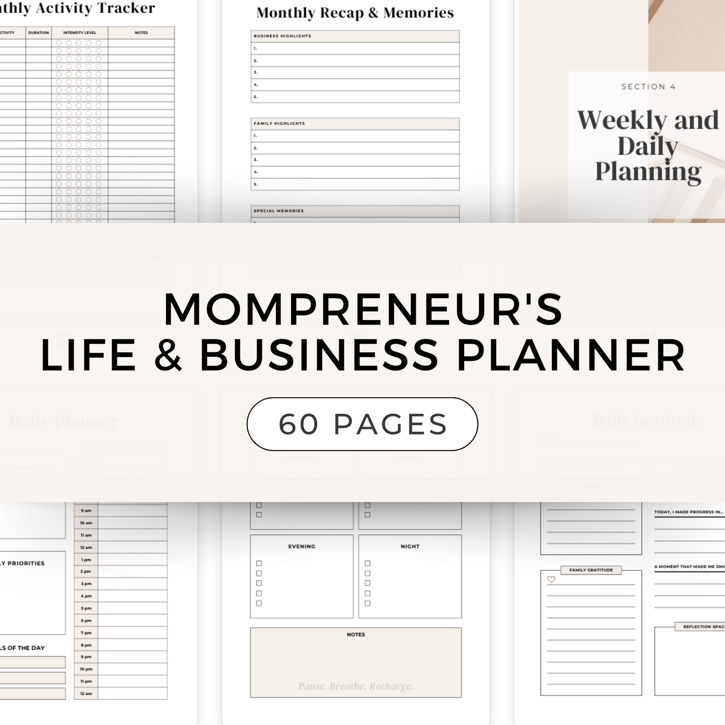 The Mompreneur's Life & Business Planner (PLR)