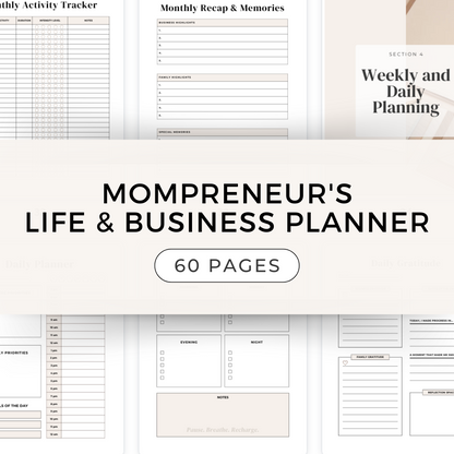 The Mompreneur's Life & Business Planner (PLR)