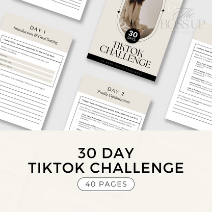 30-Day TikTok Challenge (PLR)