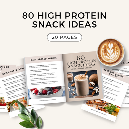 80 High Protein Snack Ideas (PLR)