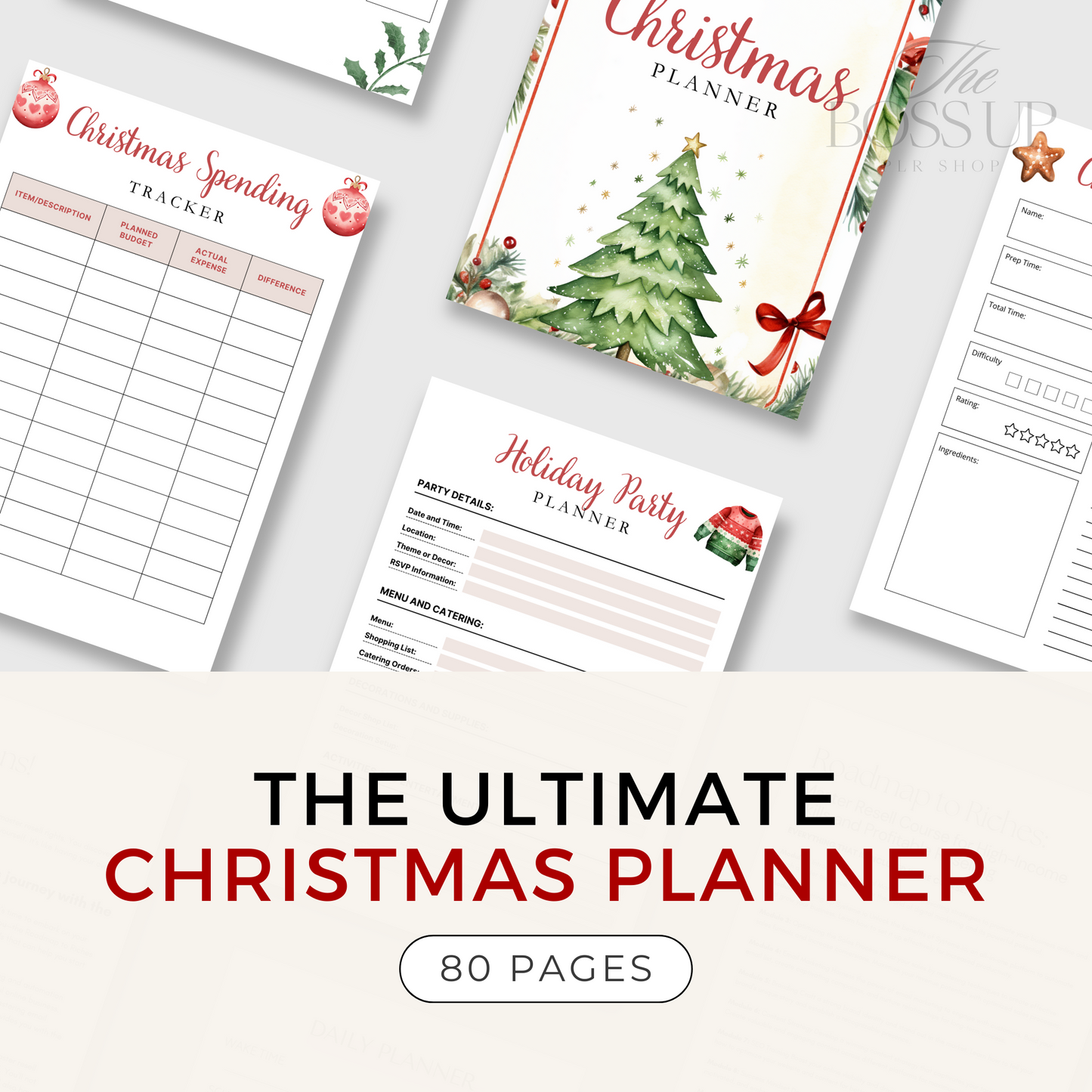 The Ultimate Christmas Planner (PLR)