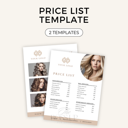 Price List Template (PLR)