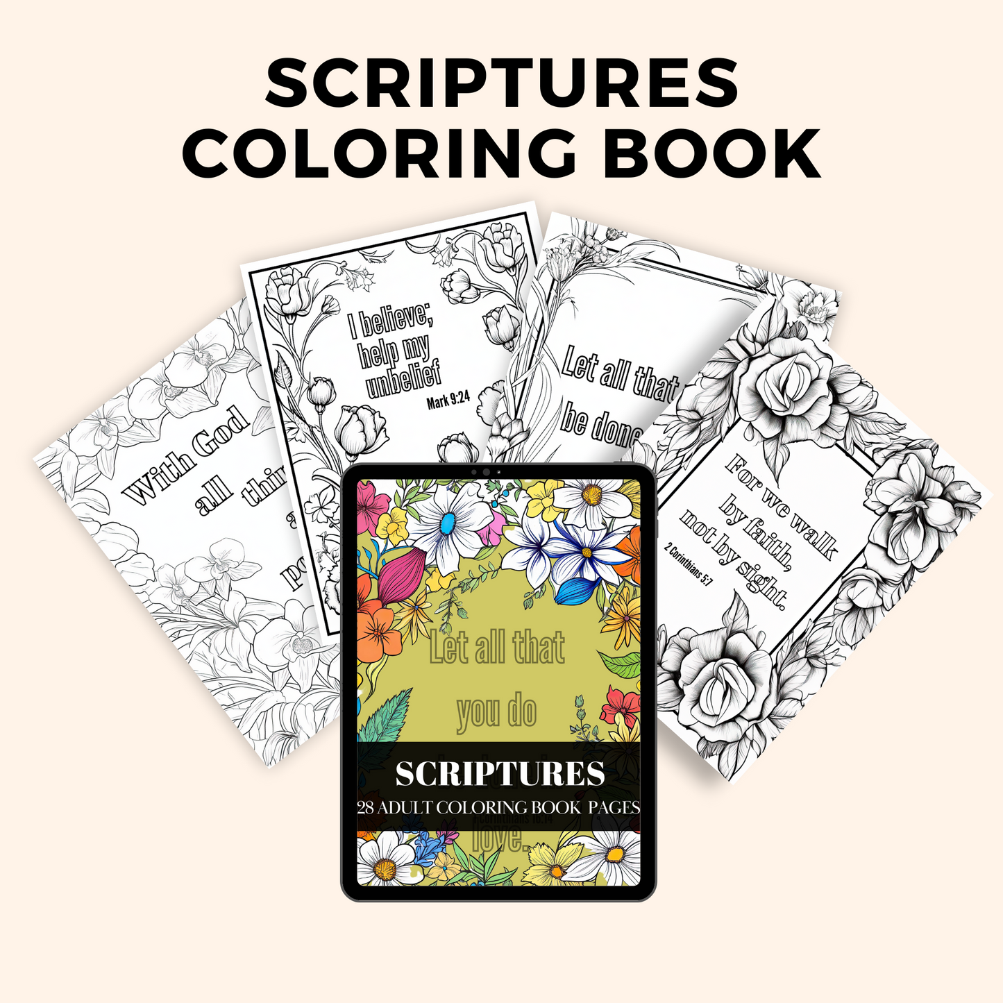 Scriptures Coloring Book (PLR)