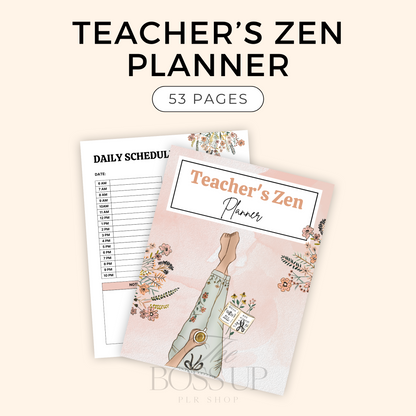 Teacher's Zen Planner (PLR)