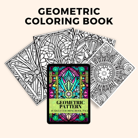 Geometric Coloring Book (PLR)