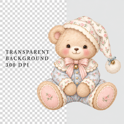 Preppy Christmas Clipart Bundle