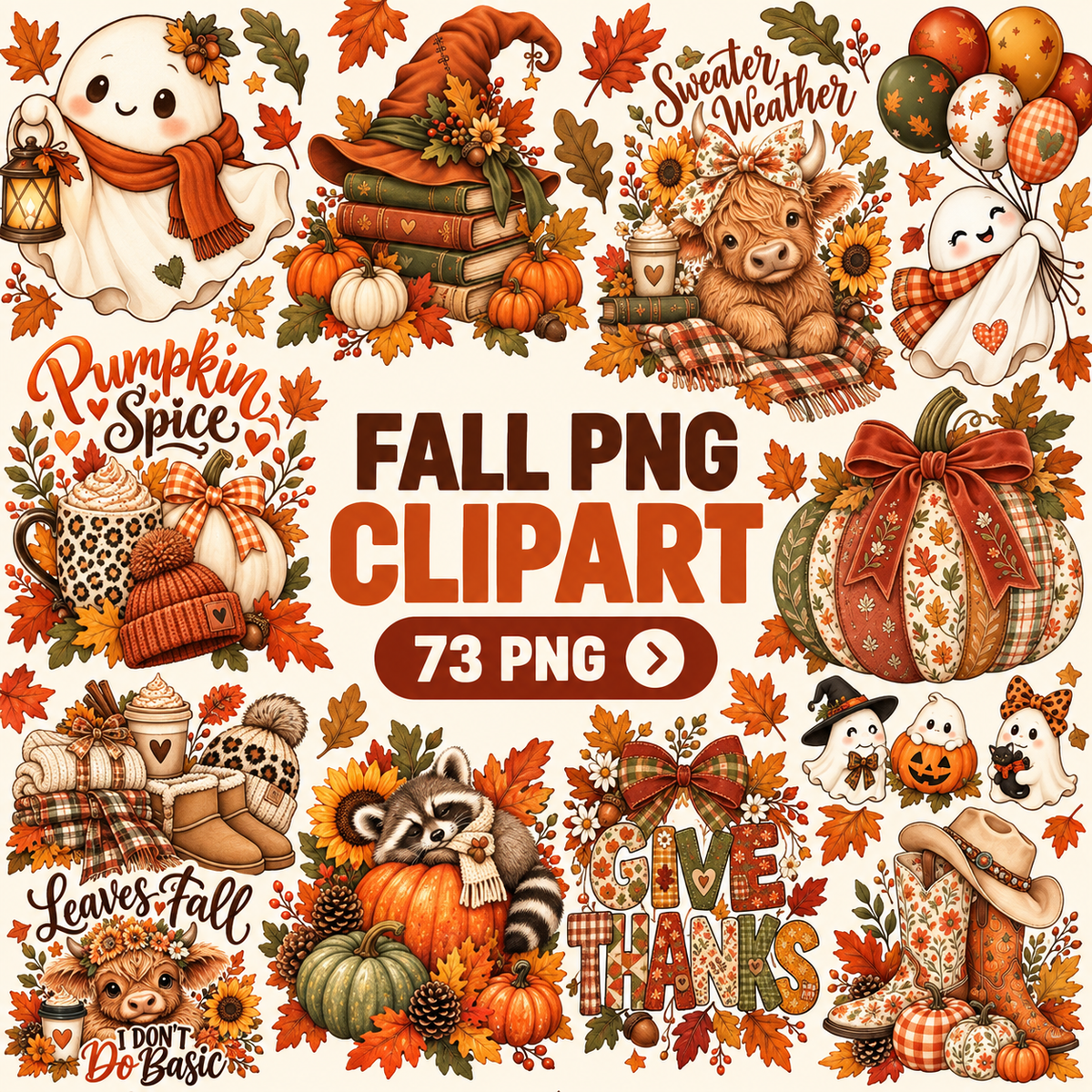 Fall PNG Bundle