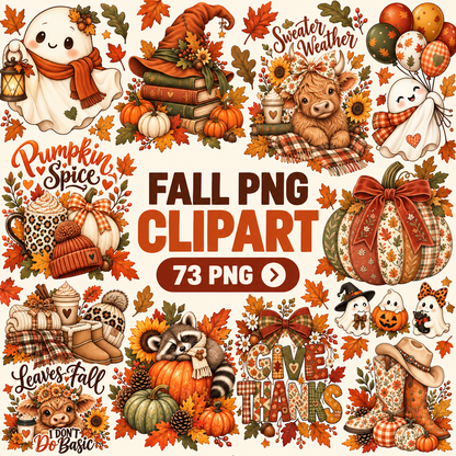 Fall PNG Bundle