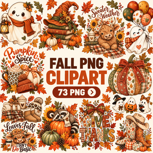 Fall PNG Bundle