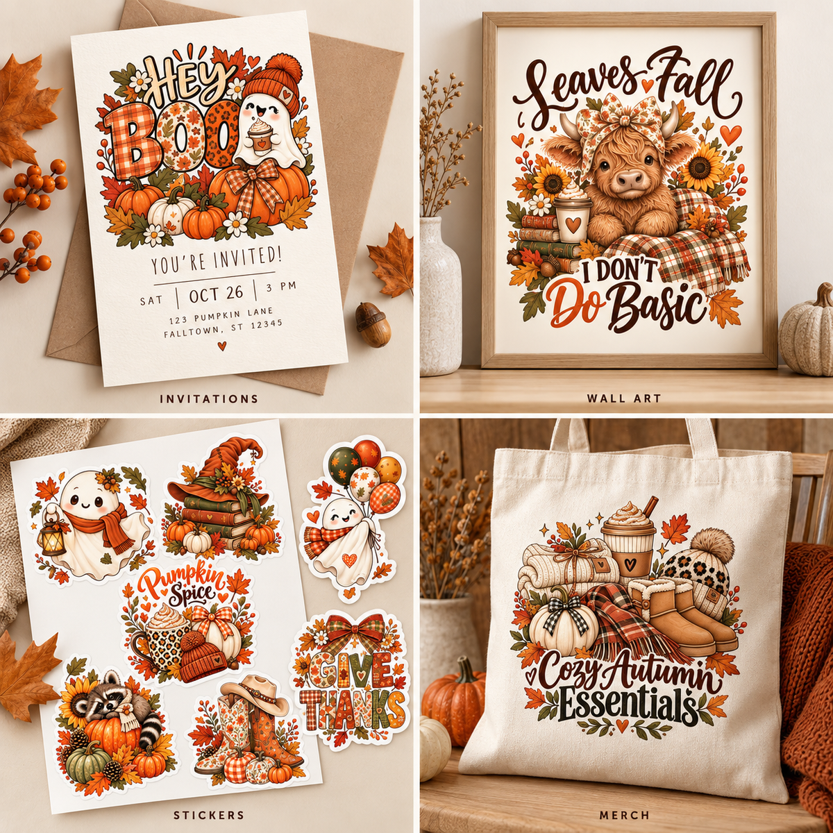 Fall PNG Bundle