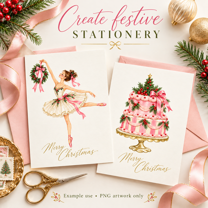 50 Preppy Christmas PNG Set