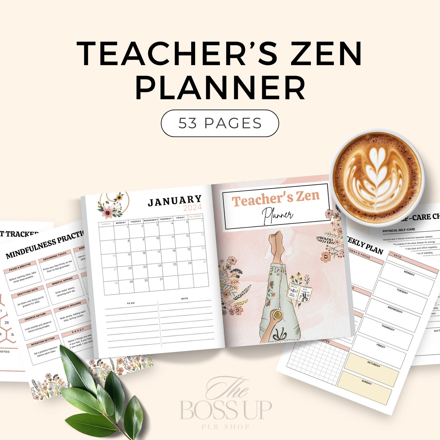 Teacher's Zen Planner (PLR)