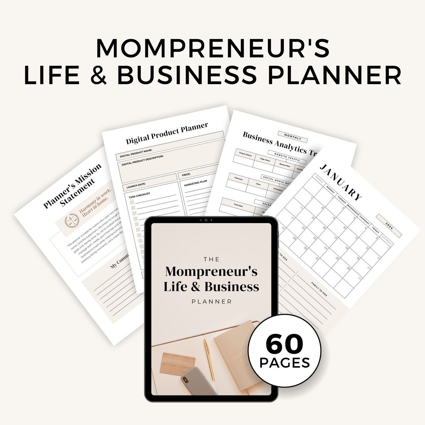 The Mompreneur's Life & Business Planner (PLR)